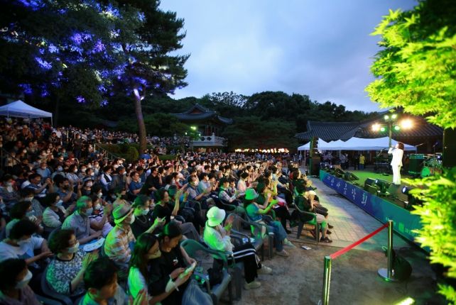 과천문화재단 ‘2022 산사음악회’ 성황리 개최