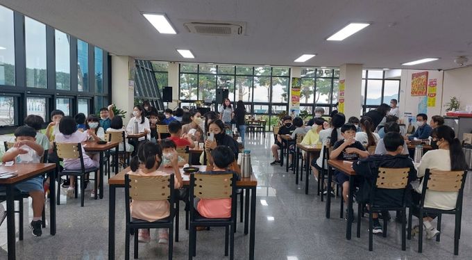 고흥귀농인 두원초 학생들을 위한 특별이벤트 선사