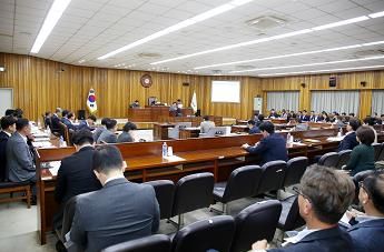 영광군의회, 제287회 임시회 폐회