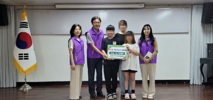 광양시 옥곡면, 지역 아동·청소년에 기프트카드 지원