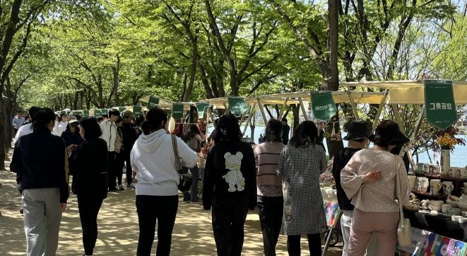 2025년 상반기 들안아트몰 행사 사진(4월 둘째·넷째 주 주말, 5월 둘째 주 주말)