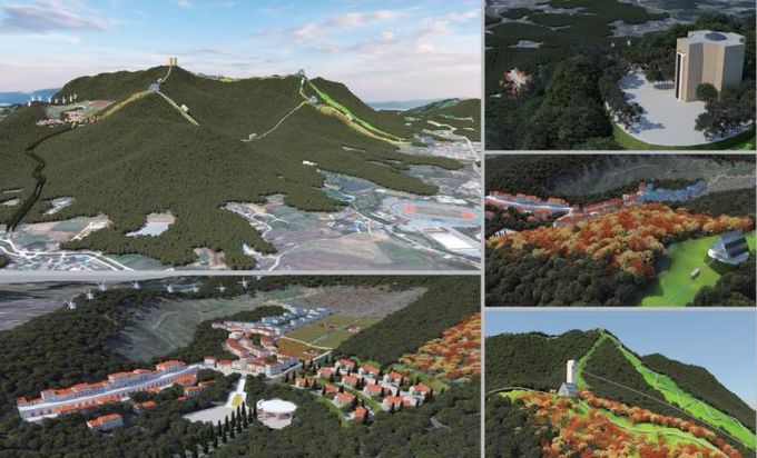  방장산 산악관광 조감도